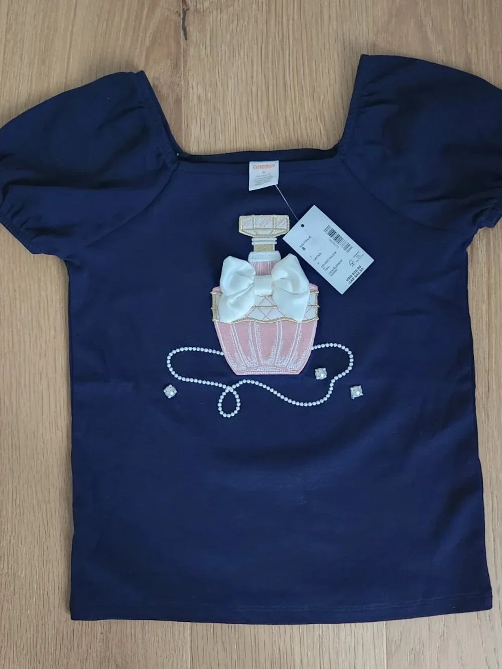 NWT Gymboree Girls Perfume Bottle Tee - 8